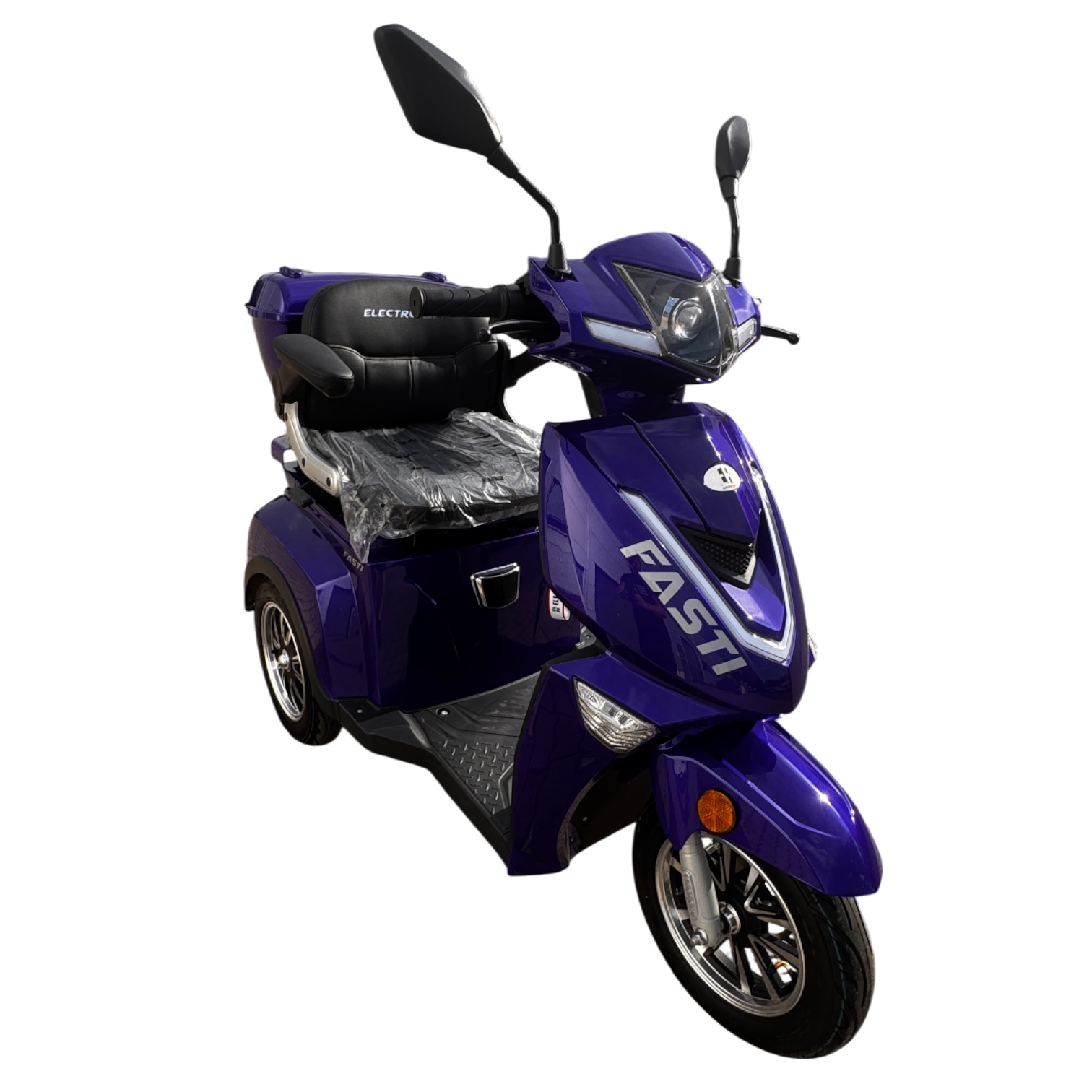 BULLBIKE Premium Malaga Elektro Scooter 250 Watt (Max Peak 0,6 kW) 60V 20Ah 25Km/h/ Seniorenmobil / Dreirad