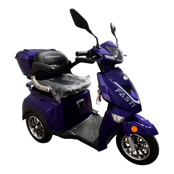 BULLBIKE Premium Malaga Elektro Scooter 250 Watt (Max Peak 0,6 kW) 60V 20Ah 25Km/h/ Seniorenmobil / Dreirad