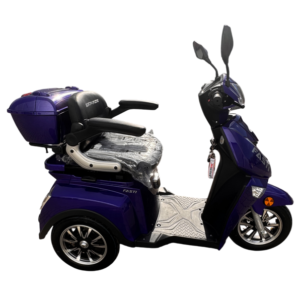 BULLBIKE Premium Malaga Elektro Scooter 250 Watt (Max Peak 0,6 kW) 60V 20Ah 25Km/h/ Seniorenmobil / Dreirad