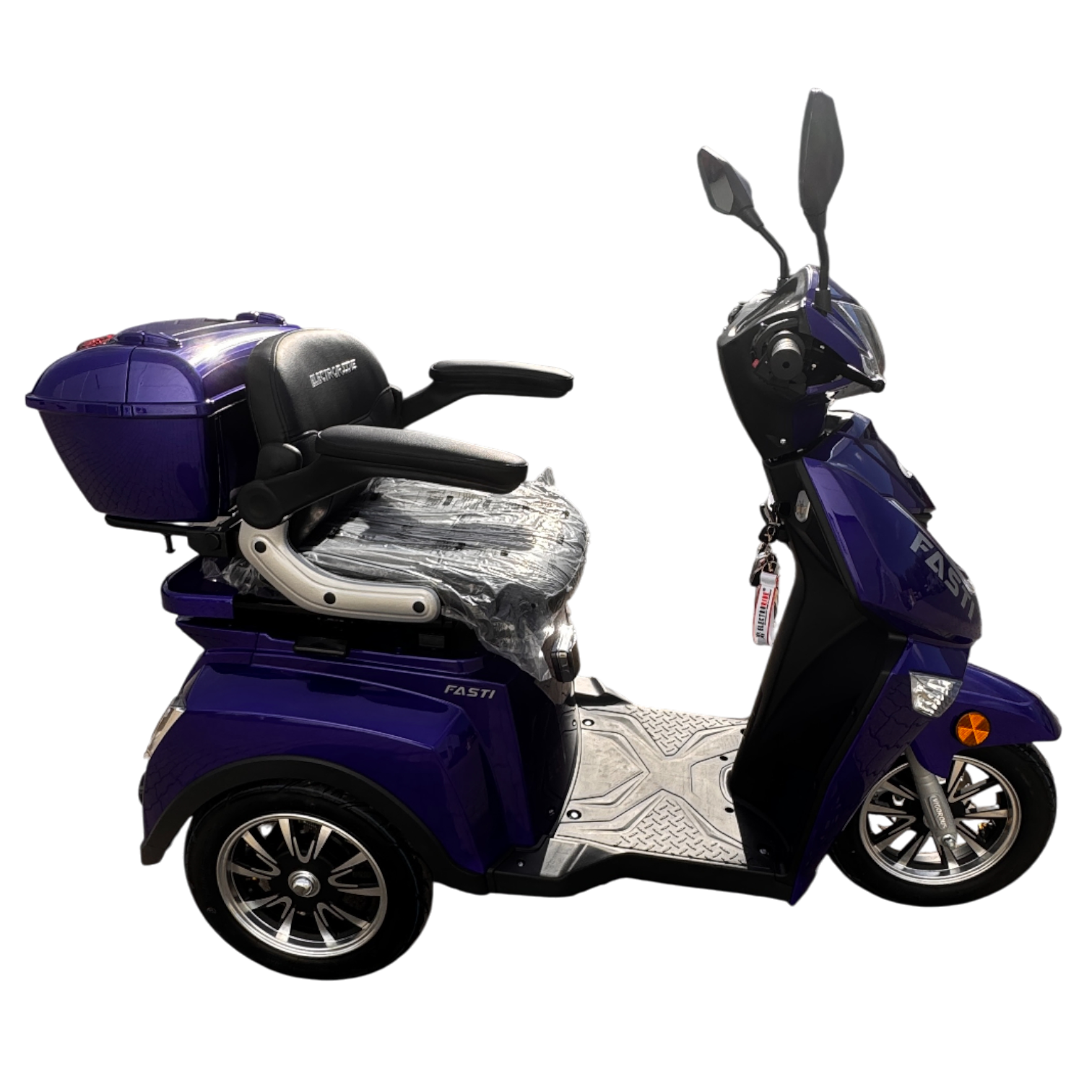 BULLBIKE Premium Malaga Elektro Scooter 250 Watt (Max Peak 0,6 kW) 60V 20Ah 25Km/h/ Seniorenmobil / Dreirad