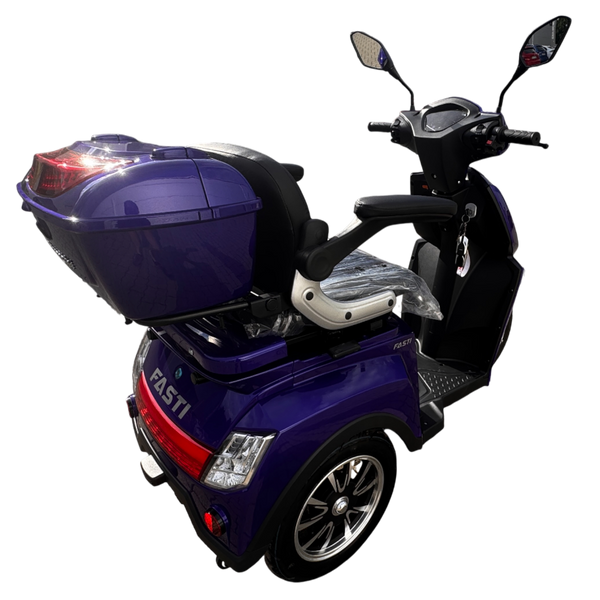 BULLBIKE Premium Malaga Elektro Scooter 250 Watt (Max Peak 0,6 kW) 60V 20Ah 25Km/h/ Seniorenmobil / Dreirad