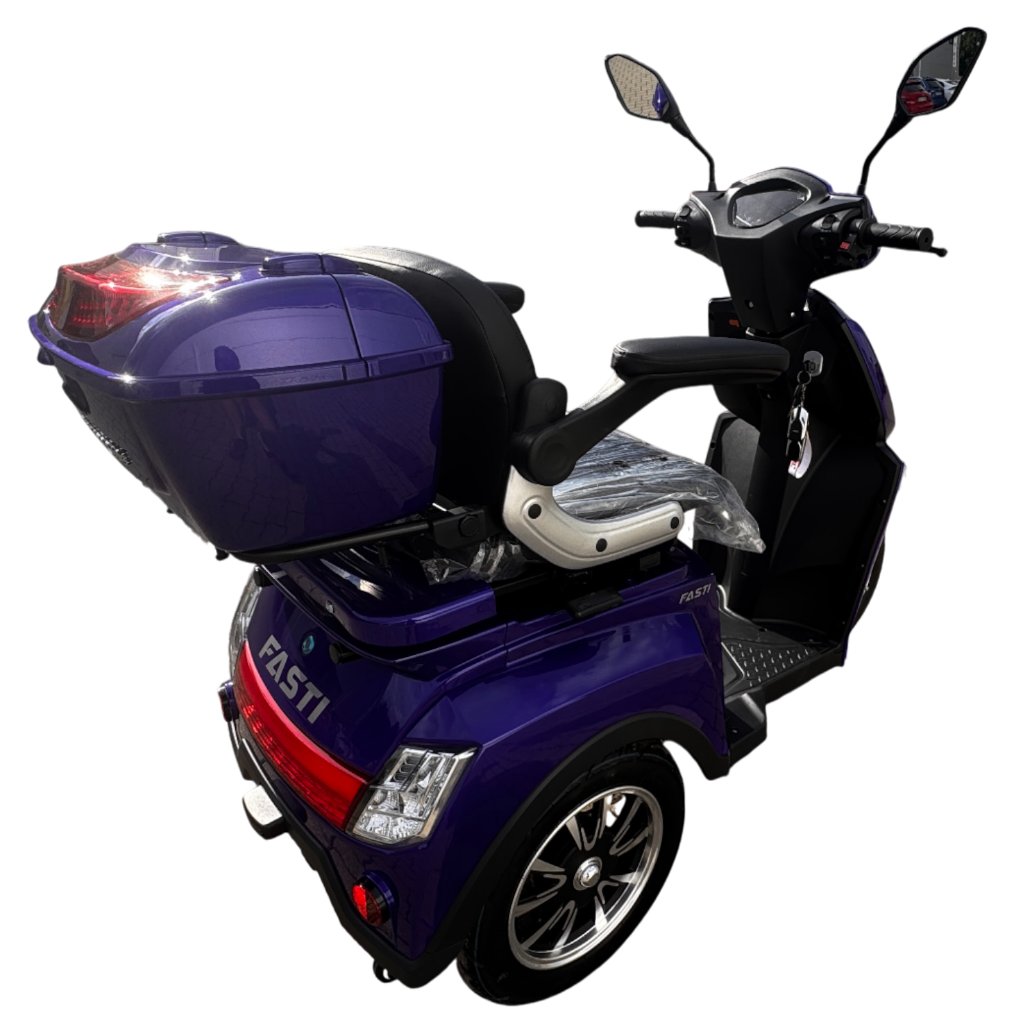 BULLBIKE Premium Malaga Elektro Scooter 250 Watt (Max Peak 0,6 kW) 60V 20Ah 25Km/h/ Seniorenmobil / Dreirad