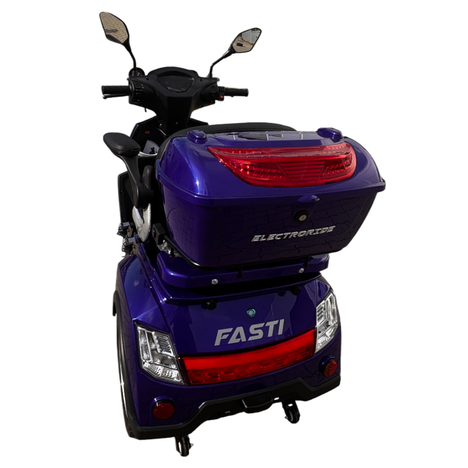 BULLBIKE Premium Malaga Elektro Scooter 250 Watt (Max Peak 0,6 kW) 60V 20Ah 25Km/h/ Seniorenmobil / Dreirad