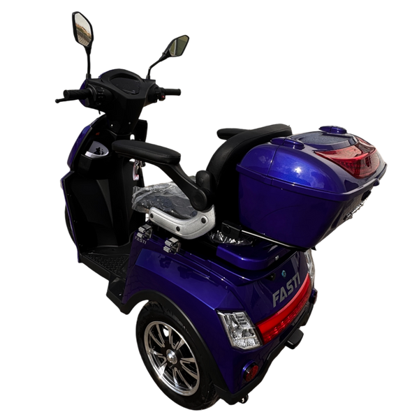 BULLBIKE Premium Malaga Elektro Scooter 250 Watt (Max Peak 0,6 kW) 60V 20Ah 25Km/h/ Seniorenmobil / Dreirad