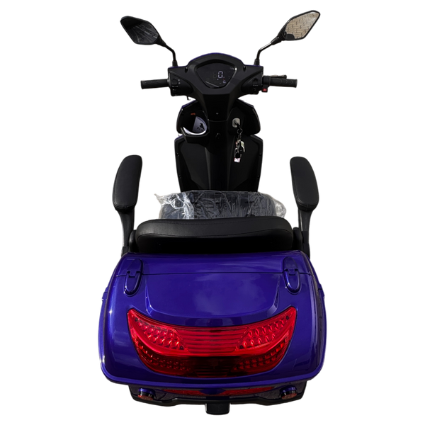 BULLBIKE Premium Malaga Elektro Scooter 250 Watt (Max Peak 0,6 kW) 60V 20Ah 25Km/h/ Seniorenmobil / Dreirad