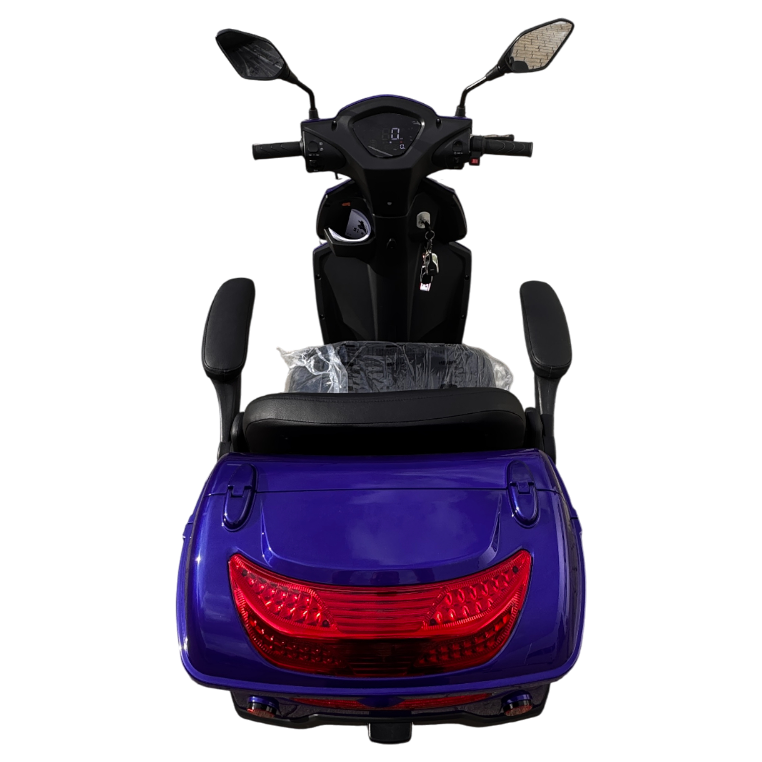BULLBIKE Premium Malaga Elektro Scooter 250 Watt (Max Peak 0,6 kW) 60V 20Ah 25Km/h/ Seniorenmobil / Dreirad