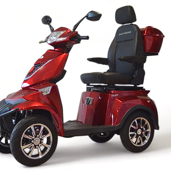 BULLBIKE Premium Maseru Elektro Scooter 250 Watt (Max Peak 0,6 kW) 60V 20Ah Lithium 25Km/h/ Seniorenmobil / Vierrad