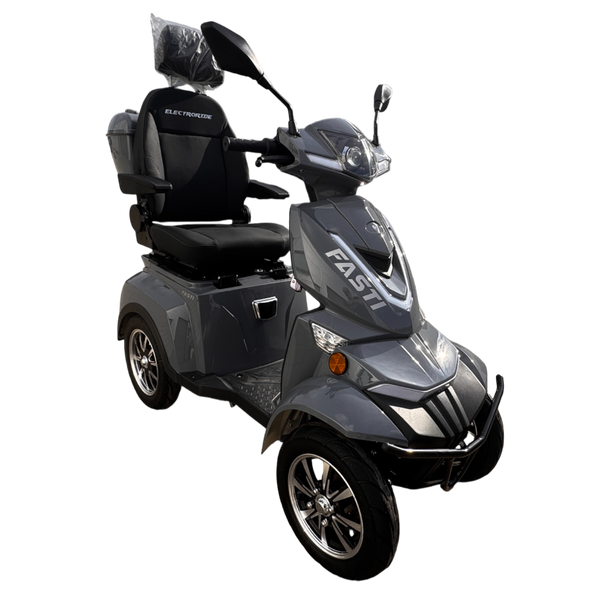 BULLBIKE Premium Maseru Elektro Scooter 250 Watt (Max Peak 0,6 kW) 60V 20Ah Lithium 25Km/h/ Seniorenmobil / Vierrad