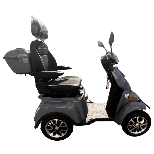 BULLBIKE Premium Maseru Elektro Scooter 250 Watt (Max Peak 0,6 kW) 60V 20Ah Lithium 25Km/h/ Seniorenmobil / Vierrad
