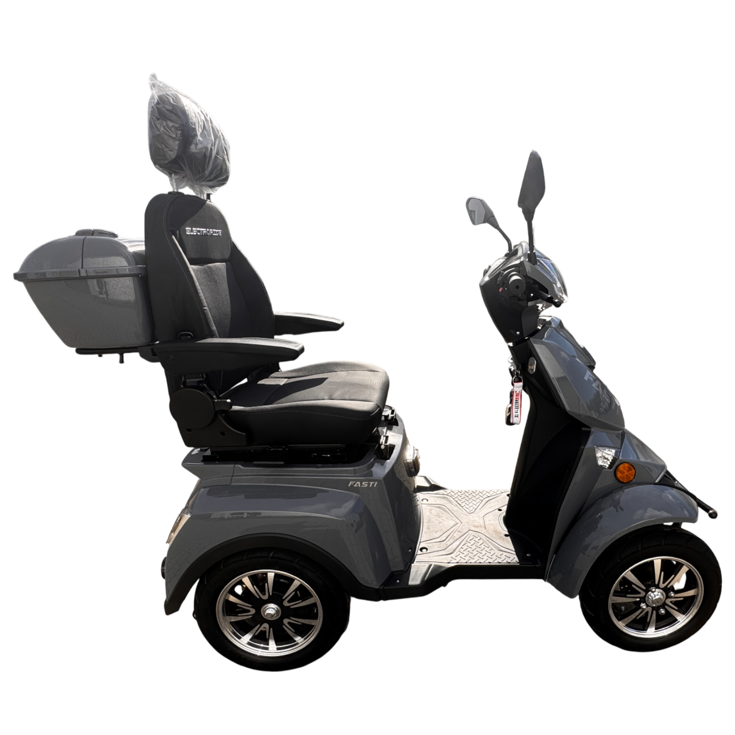 BULLBIKE Premium Maseru Elektro Scooter 250 Watt (Max Peak 0,6 kW) 60V 20Ah Lithium 25Km/h/ Seniorenmobil / Vierrad