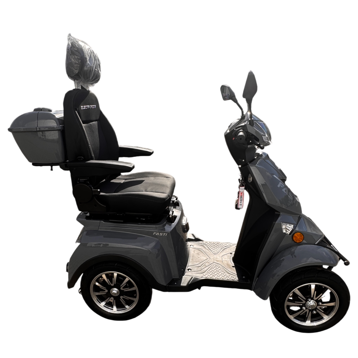BULLBIKE Premium Maseru Elektro Scooter 250 Watt (Max Peak 0,6 kW) 60V 20Ah Lithium 25Km/h/ Seniorenmobil / Vierrad