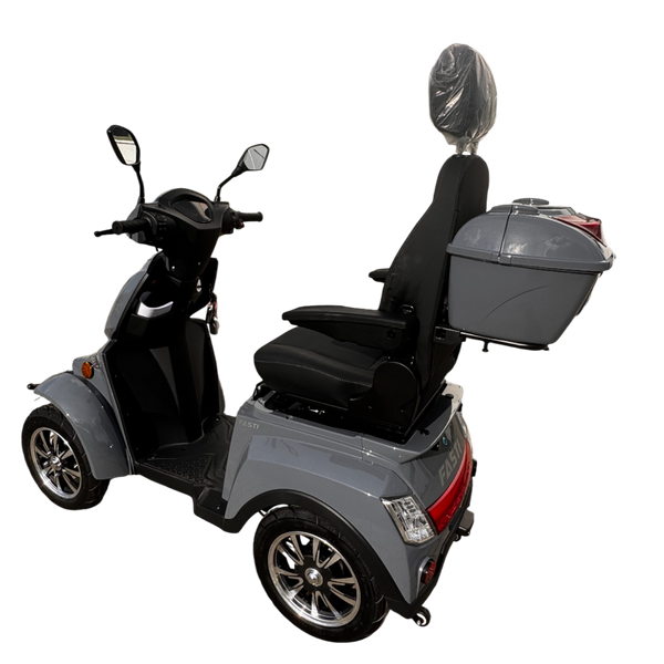BULLBIKE Premium Maseru Elektro Scooter 250 Watt (Max Peak 0,6 kW) 60V 20Ah Lithium 25Km/h/ Seniorenmobil / Vierrad