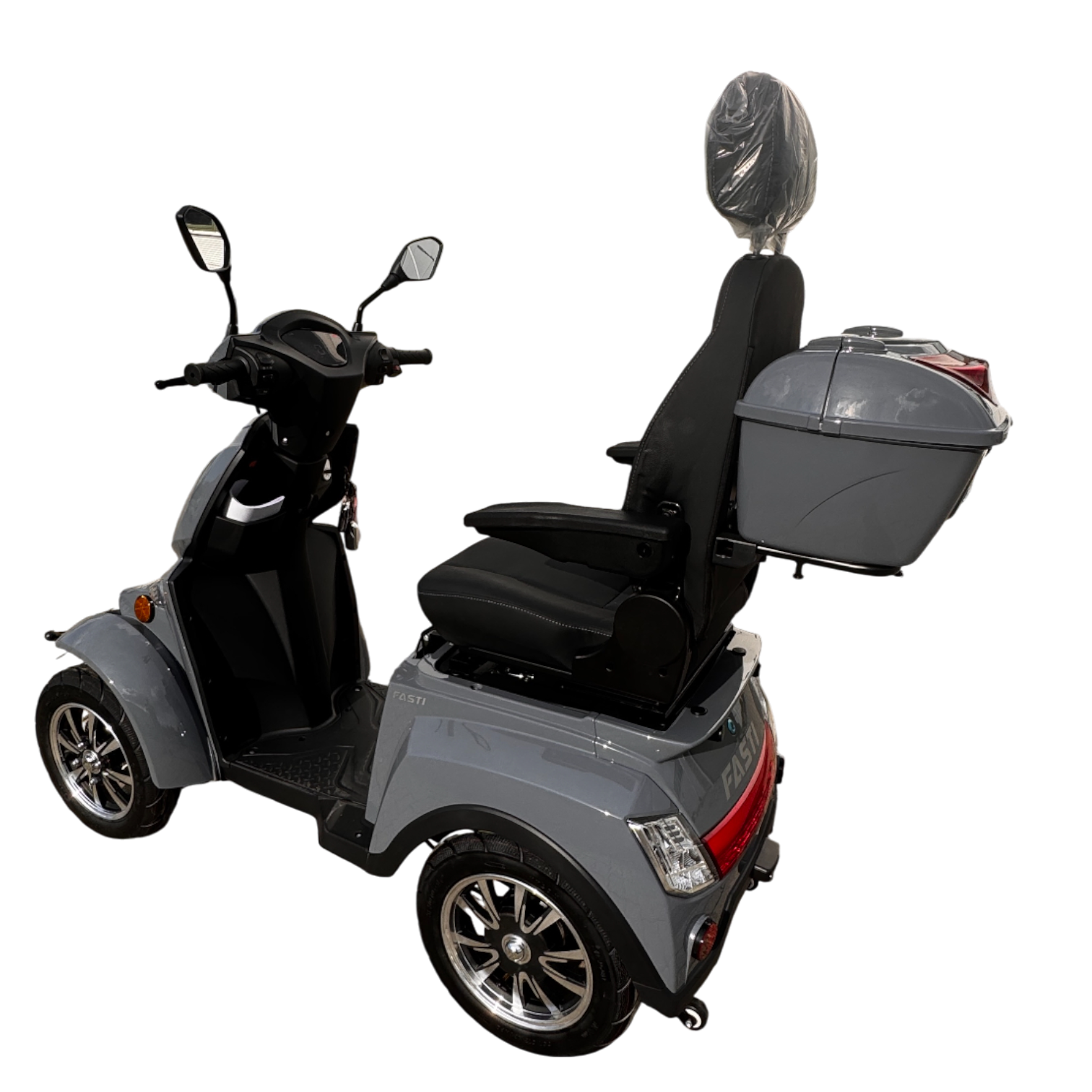 BULLBIKE Premium Maseru Elektro Scooter 250 Watt (Max Peak 0,6 kW) 60V 20Ah Lithium 25Km/h/ Seniorenmobil / Vierrad