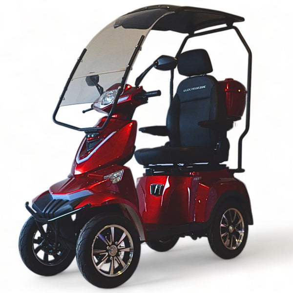 BULLBIKE Premium Maseru Elektro Scooter 600W 60V 20Ah Lithium 25Km/h/ Seniorenmobil / Vierrad