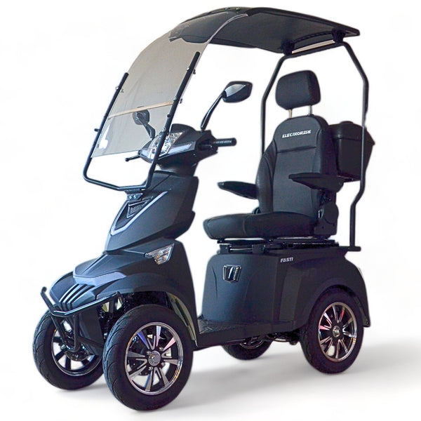 BULLBIKE Premium Maseru Elektro Scooter 600W 60V 20Ah Lithium 25Km/h/ Seniorenmobil / Vierrad