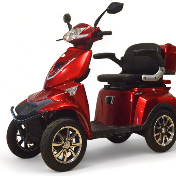 BULLBIKE Premium Valletta Elektro Scooter 250 Watt (Max Peak 0,6 kW) 60V 20Ah 25Km/h/ Seniorenmobil / Vierrad