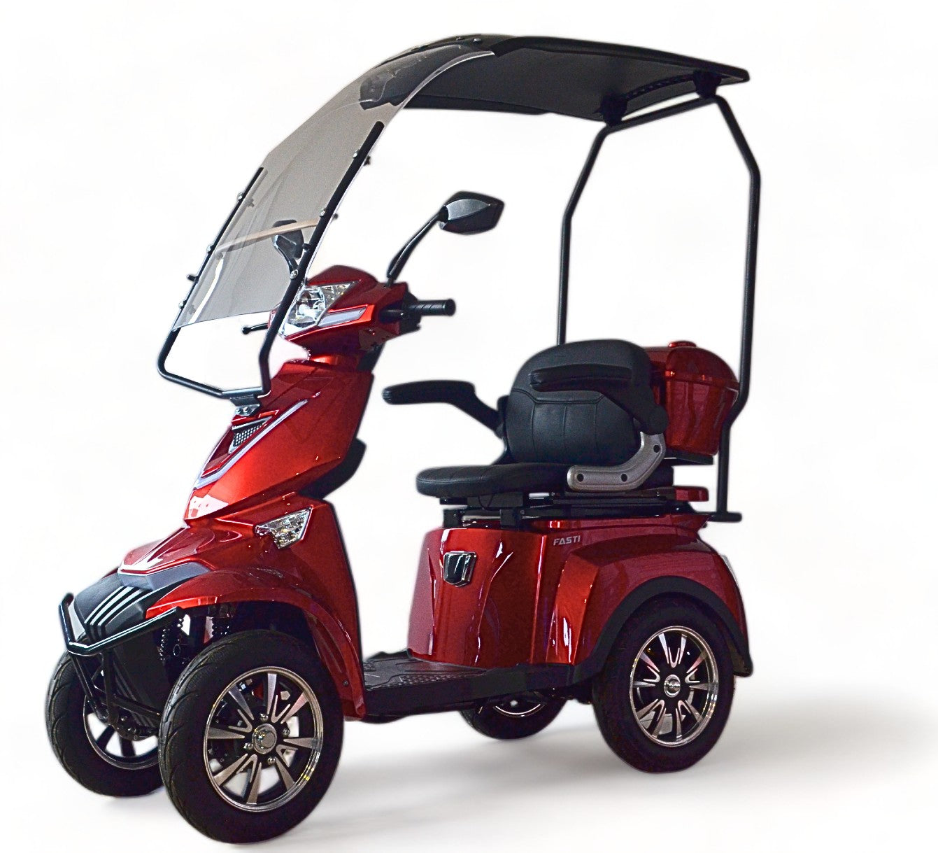 BULLBIKE Premium Valletta Elektro Scooter 250 Watt (Max Peak 0,6 kW) 60V 20Ah 25Km/h/ Seniorenmobil / Vierrad