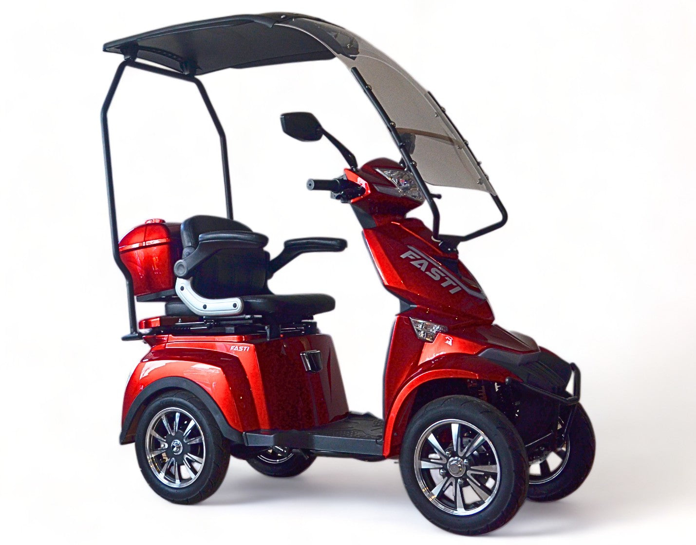 BULLBIKE Premium Valletta Elektro Scooter 250 Watt (Max Peak 0,6 kW) 60V 20Ah 25Km/h/ Seniorenmobil / Vierrad