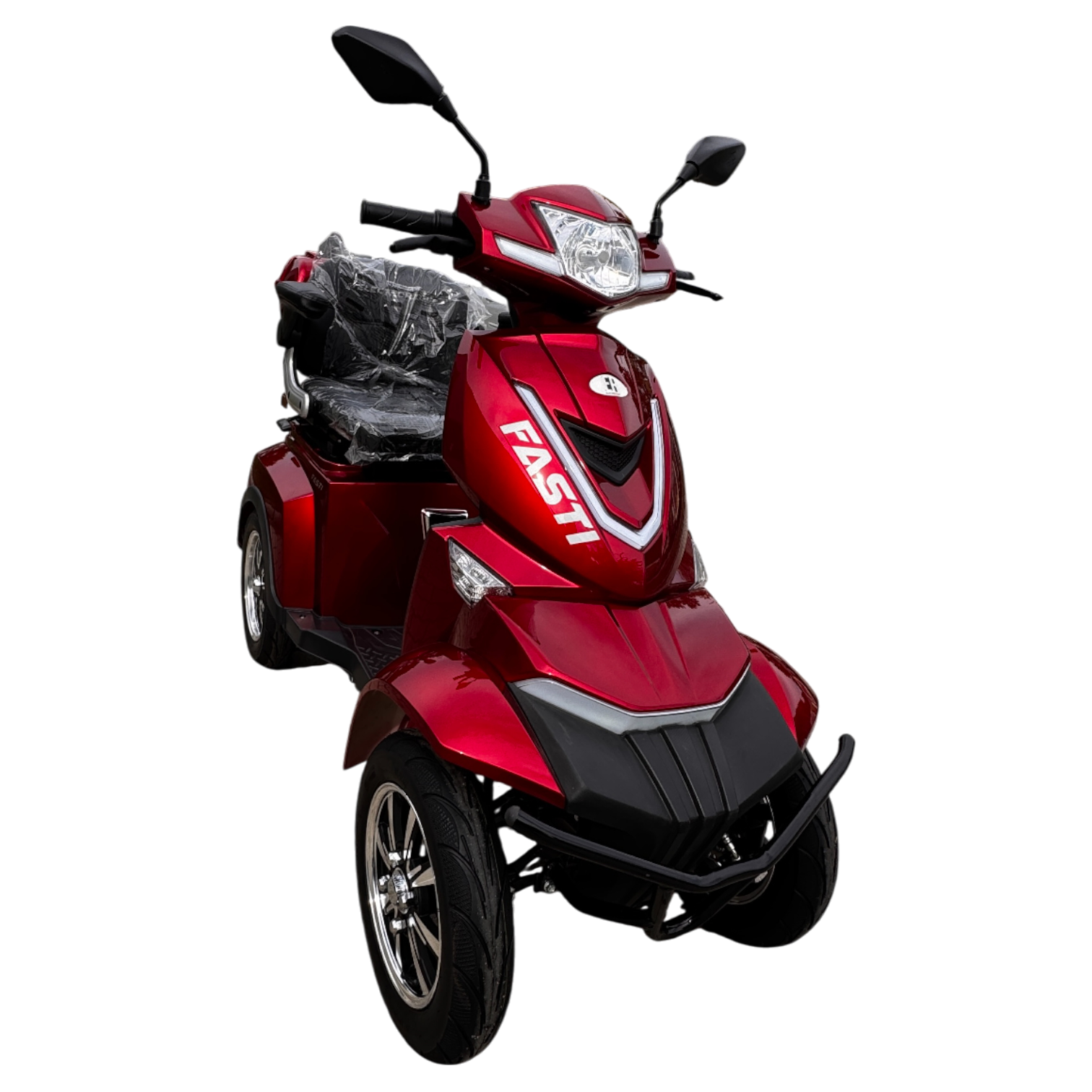 BULLBIKE Premium Valletta Elektro Scooter 250 Watt (Max Peak 0,6 kW) 60V 20Ah 25Km/h/ Seniorenmobil / Vierrad