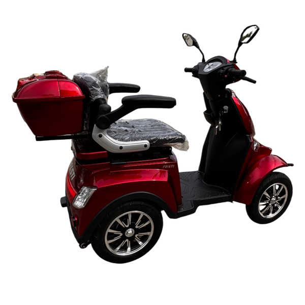 BULLBIKE Premium Valletta Elektro Scooter 250 Watt (Max Peak 0,6 kW) 60V 20Ah 25Km/h/ Seniorenmobil / Vierrad