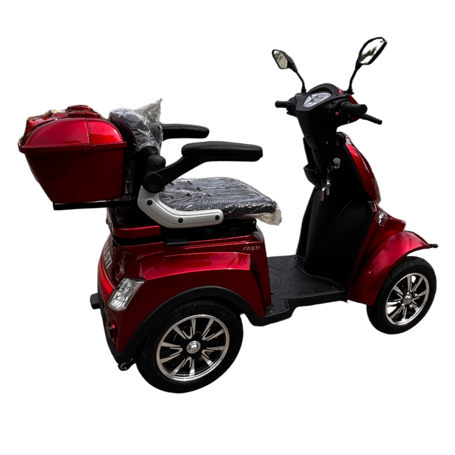 BULLBIKE Premium Valletta Elektro Scooter 250 Watt (Max Peak 0,6 kW) 60V 20Ah 25Km/h/ Seniorenmobil / Vierrad