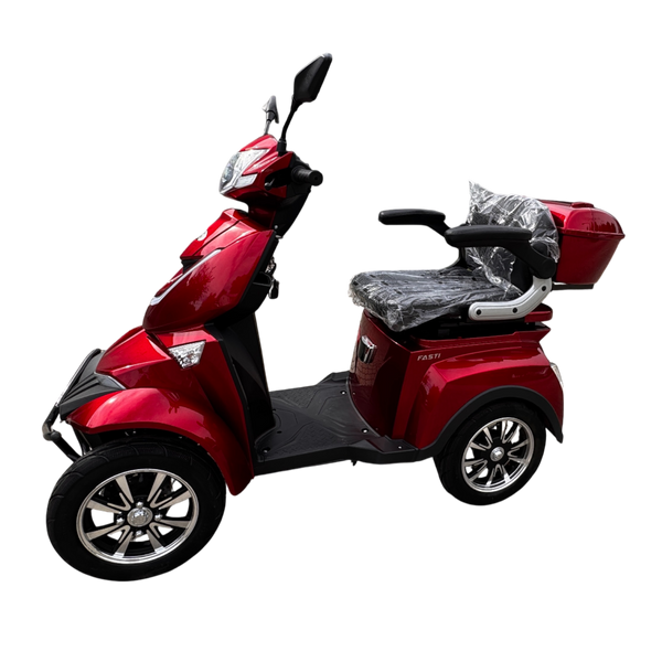 BULLBIKE Premium Valletta Elektro Scooter 250 Watt (Max Peak 0,6 kW) 60V 20Ah 25Km/h/ Seniorenmobil / Vierrad