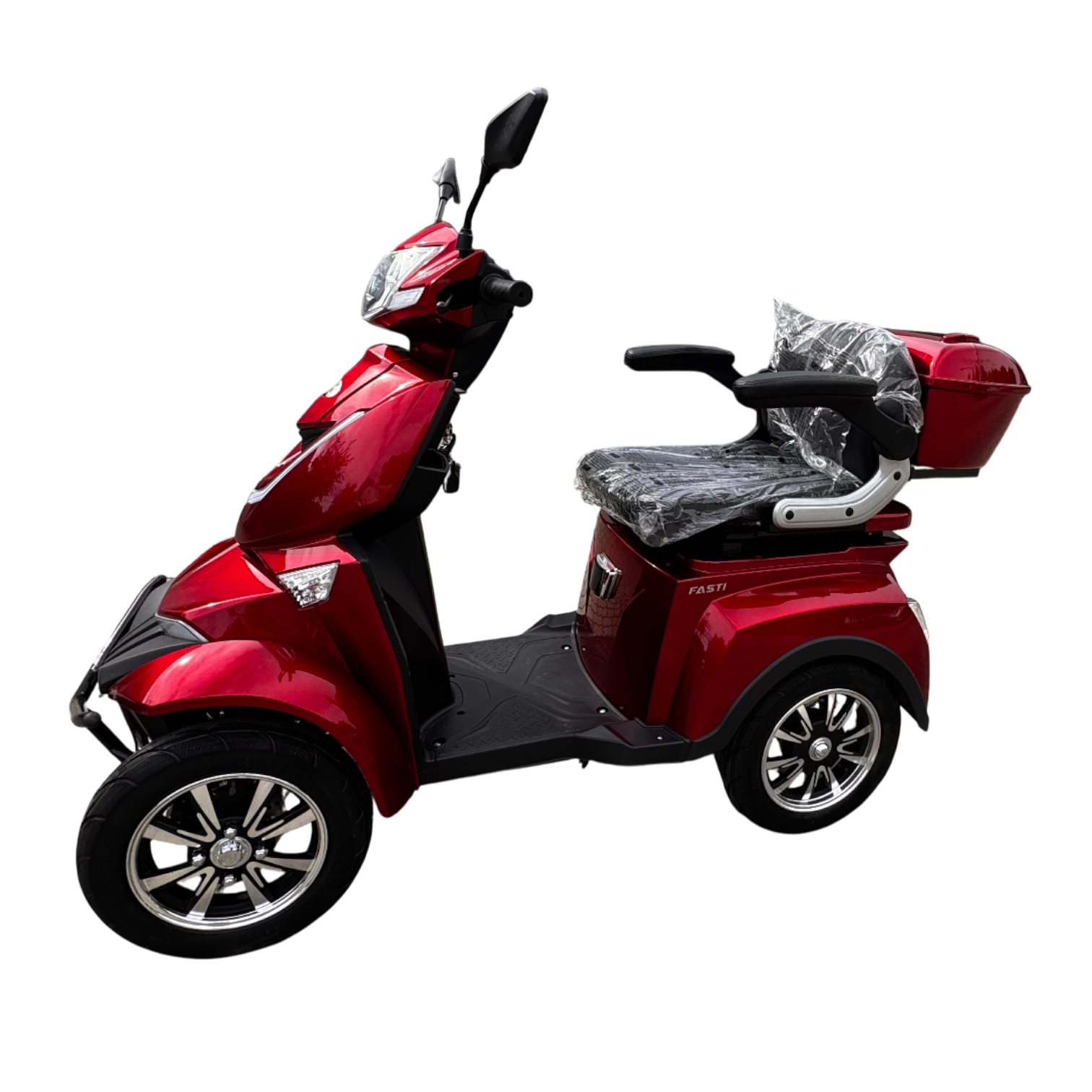 BULLBIKE Premium Valletta Elektro Scooter 250 Watt (Max Peak 0,6 kW) 60V 20Ah 25Km/h/ Seniorenmobil / Vierrad