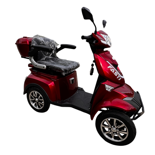 BULLBIKE Premium Valletta Elektro Scooter 250 Watt (Max Peak 0,6 kW) 60V 20Ah 25Km/h/ Seniorenmobil / Vierrad