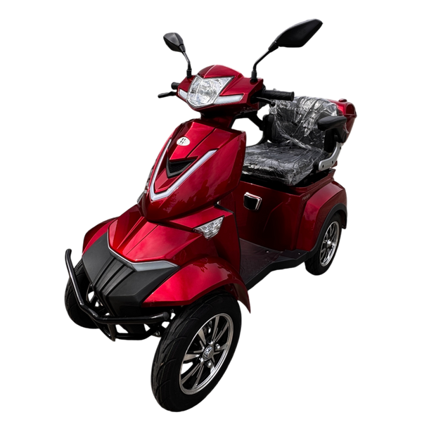 BULLBIKE Premium Valletta Elektro Scooter 250 Watt (Max Peak 0,6 kW) 60V 20Ah 25Km/h/ Seniorenmobil / Vierrad