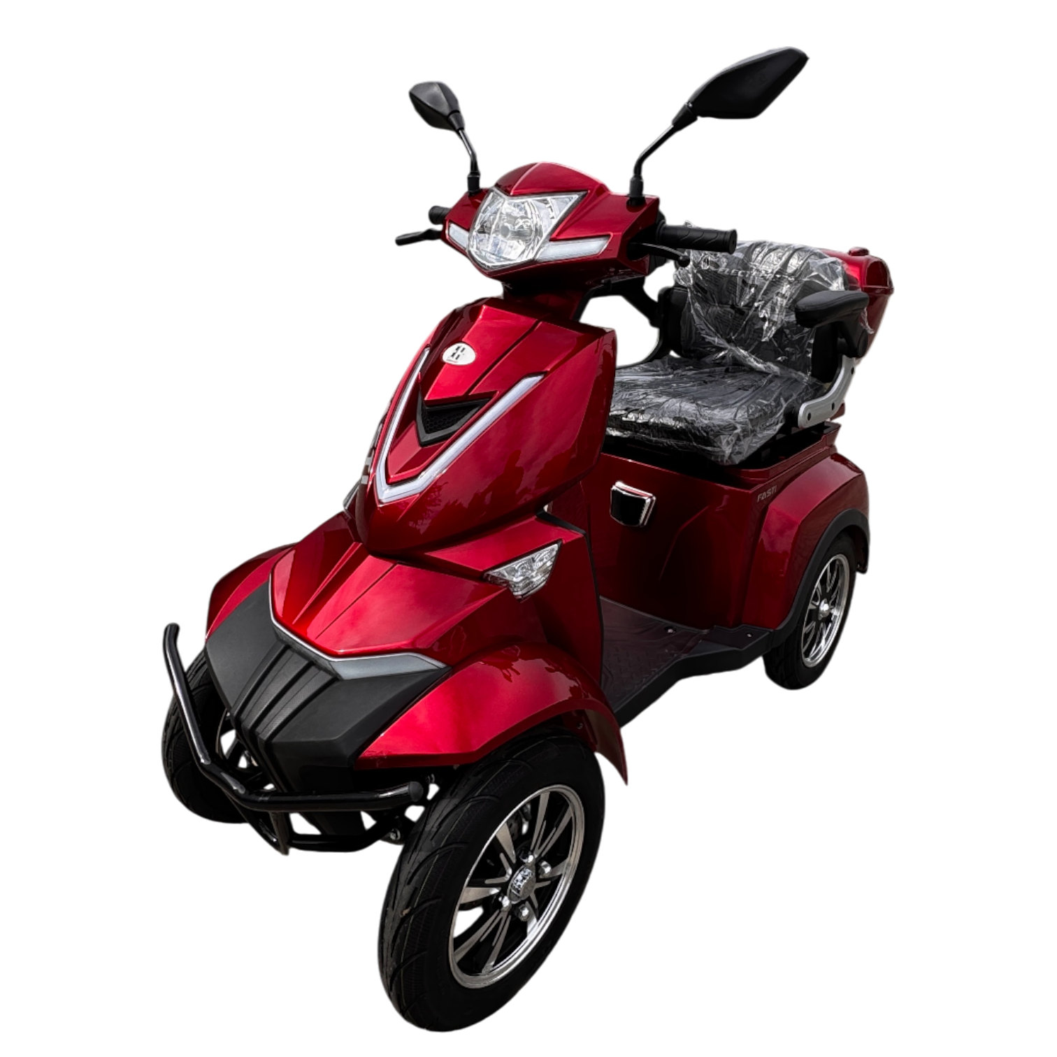BULLBIKE Premium Valletta Elektro Scooter 250 Watt (Max Peak 0,6 kW) 60V 20Ah 25Km/h/ Seniorenmobil / Vierrad
