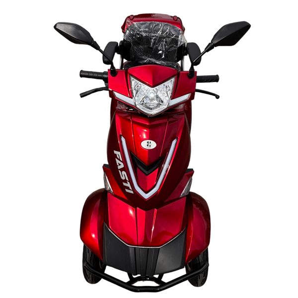 BULLBIKE Premium Valletta Elektro Scooter 250 Watt (Max Peak 0,6 kW) 60V 20Ah 25Km/h/ Seniorenmobil / Vierrad