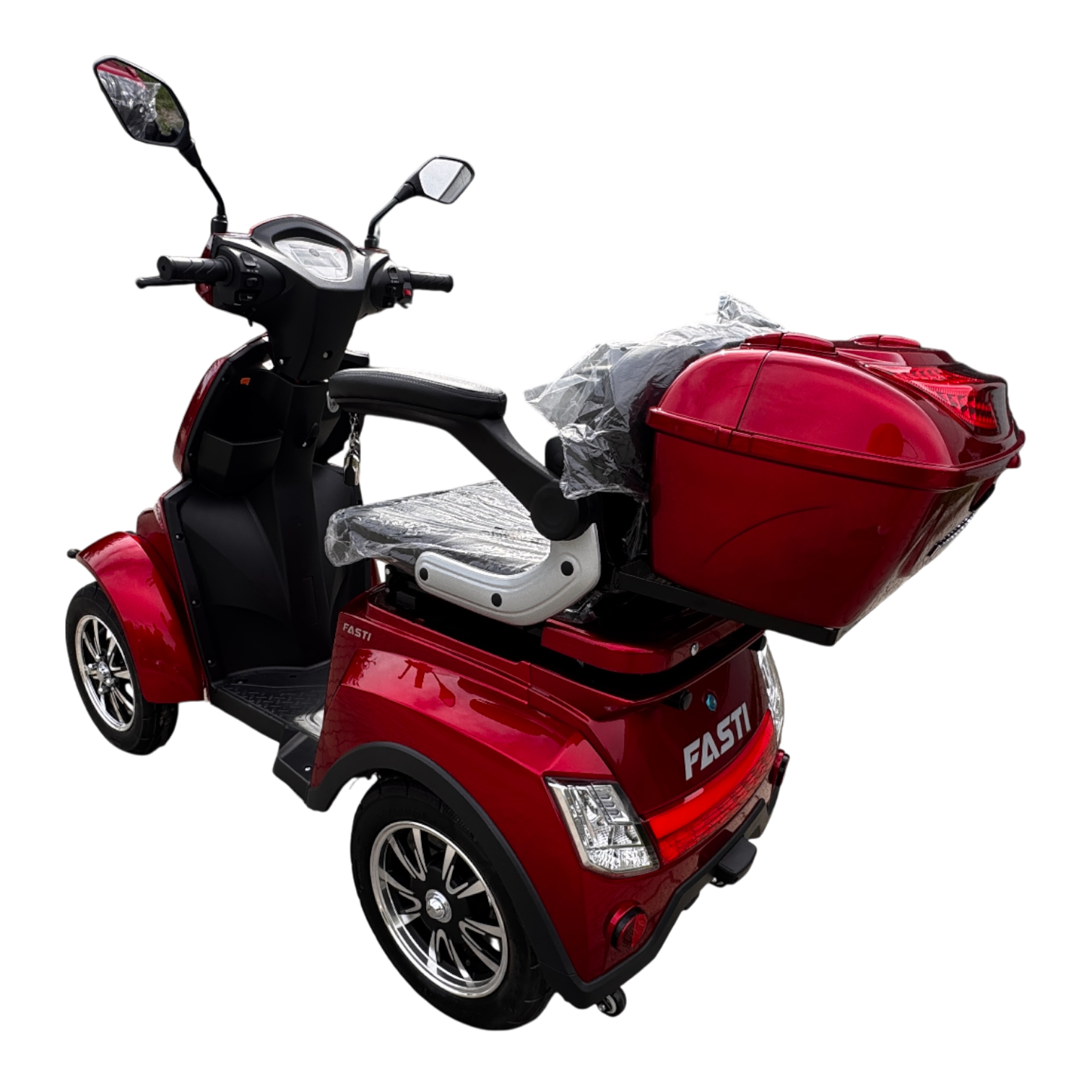 BULLBIKE Premium Valletta Elektro Scooter 250 Watt (Max Peak 0,6 kW) 60V 20Ah 25Km/h/ Seniorenmobil / Vierrad