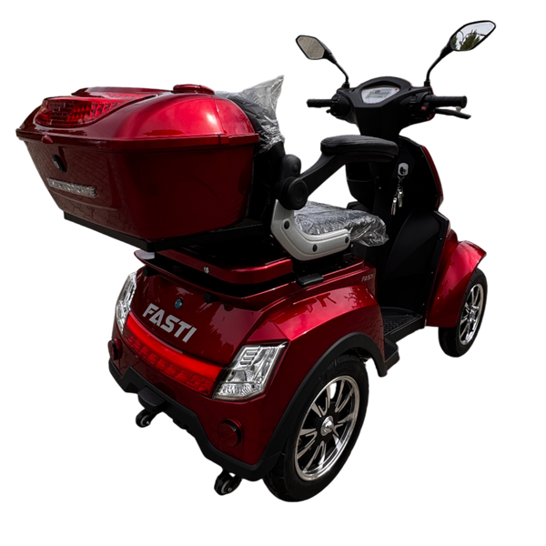BULLBIKE Premium Valletta Elektro Scooter 250 Watt (Max Peak 0,6 kW) 60V 20Ah 25Km/h/ Seniorenmobil / Vierrad