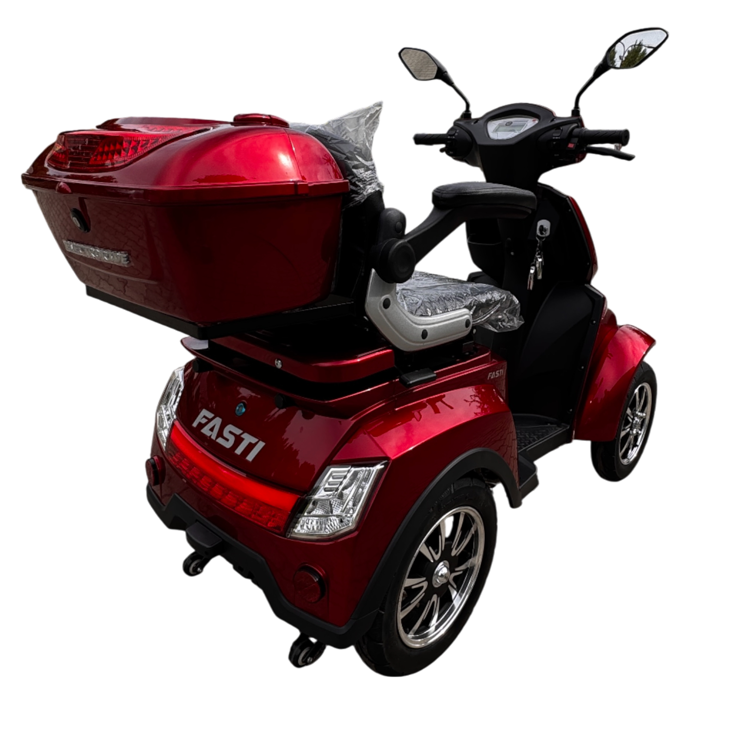 BULLBIKE Premium Valletta Elektro Scooter 250 Watt (Max Peak 0,6 kW) 60V 20Ah 25Km/h/ Seniorenmobil / Vierrad