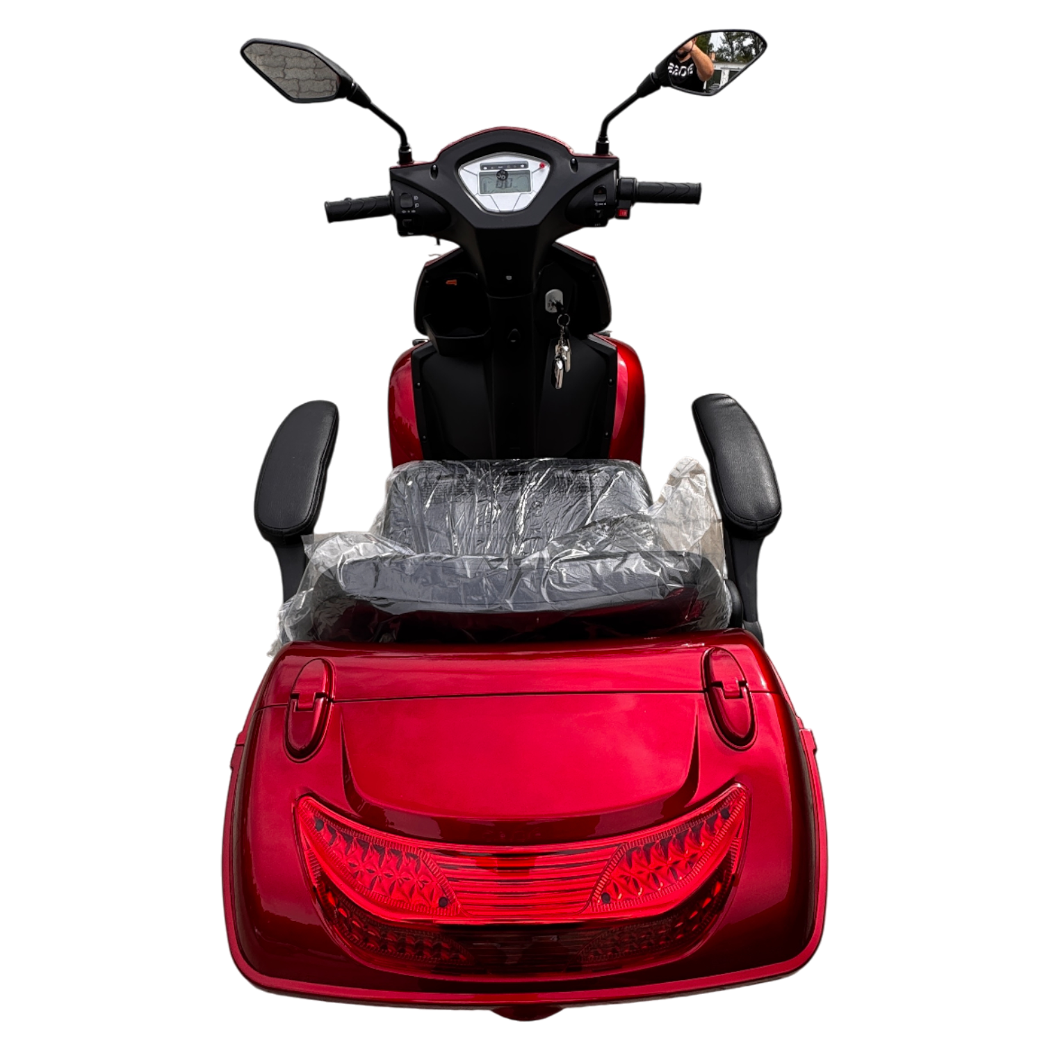 BULLBIKE Premium Valletta Elektro Scooter 250 Watt (Max Peak 0,6 kW) 60V 20Ah 25Km/h/ Seniorenmobil / Vierrad