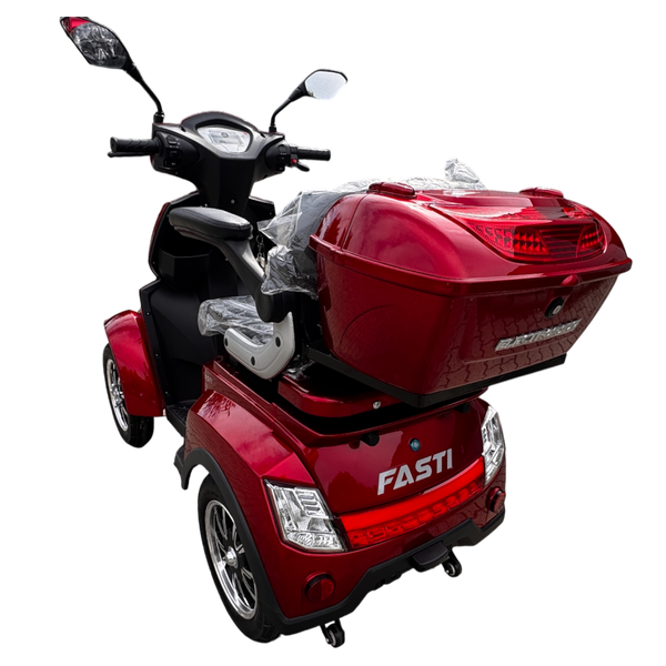 BULLBIKE Premium Valletta Elektro Scooter 250 Watt (Max Peak 0,6 kW) 60V 20Ah 25Km/h/ Seniorenmobil / Vierrad