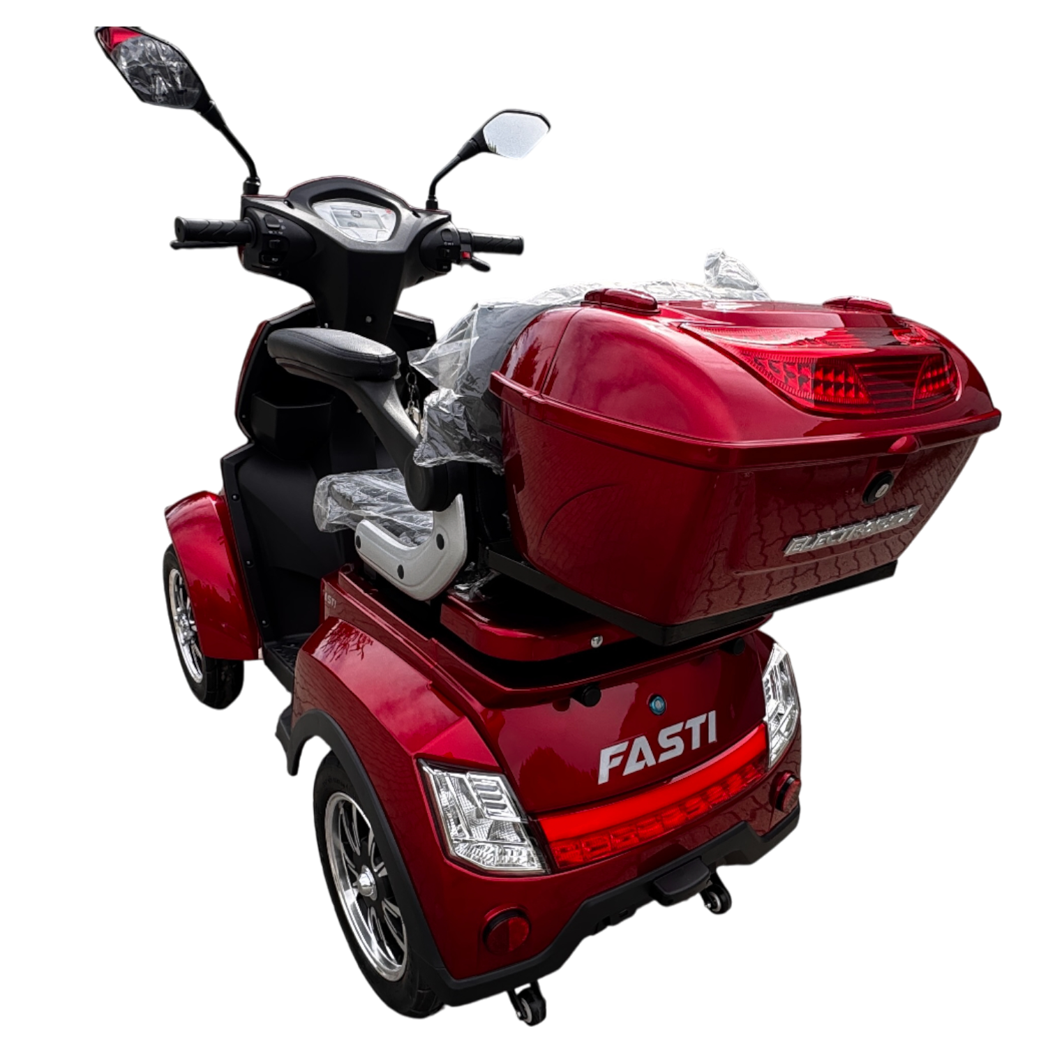 BULLBIKE Premium Valletta Elektro Scooter 250 Watt (Max Peak 0,6 kW) 60V 20Ah 25Km/h/ Seniorenmobil / Vierrad