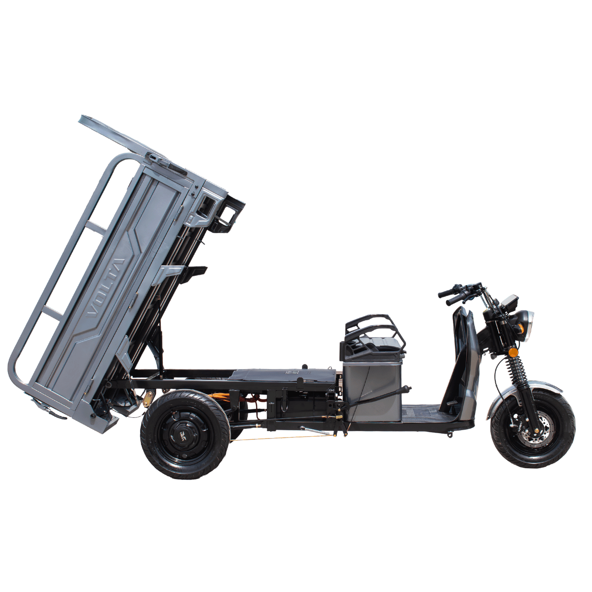 BULLBIKE Riga Cargo E-Lastendreirad Mit Dach 600W 72V 60Ah 25km/h