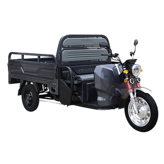 BULLBIKE Riga Pro Max Cargo E-Lastendreirad Mit Dach 250 Watt (Max Peak 0,6 kW) 72V 60Ah 25km/h
