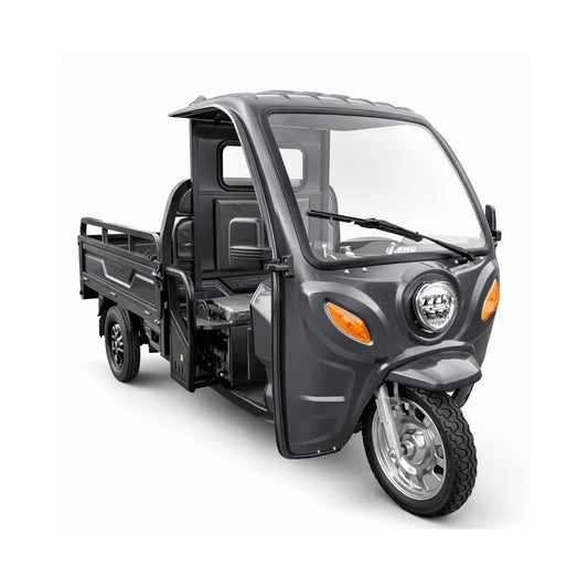 BULLBIKE Riga Pro Max Cargo E-Lastendreirad Mit Dach 250 Watt (Max Peak 0,6 kW) 72V 60Ah 25km/h