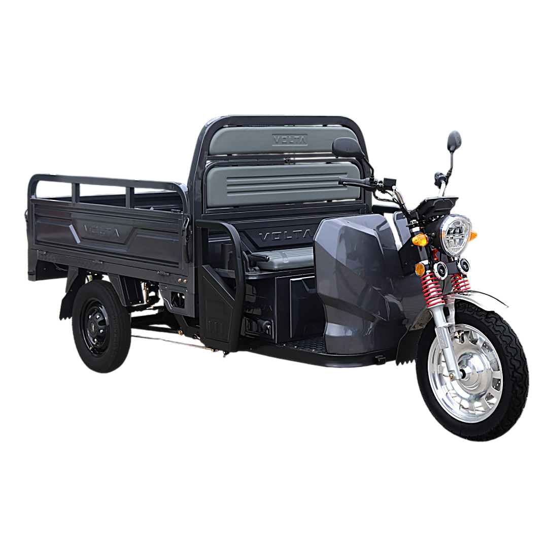 BULLBIKE Riga Pro Max Cargo E-Lastendreirad Mit Dach 600W 72V 60Ah 25km/h