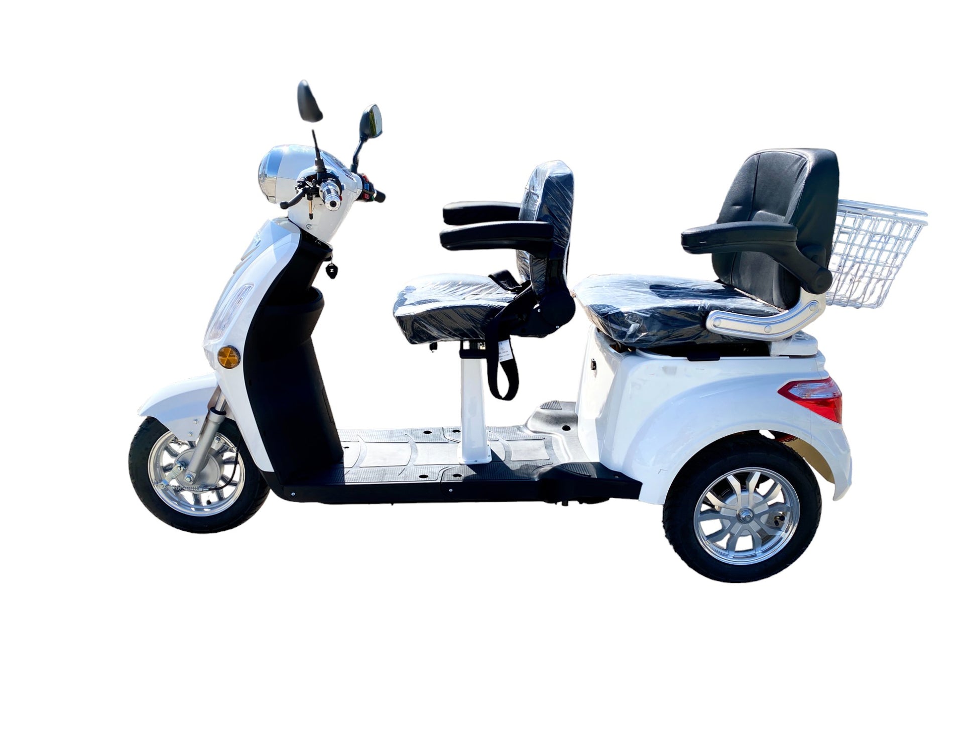 BULLBIKE Tallinn 2 Personen Elektro Scooter 250 Watt (Max Peak 0,6 kW) 60V 20Ah/ Seniorenmobil / Dreirad 25 km/h