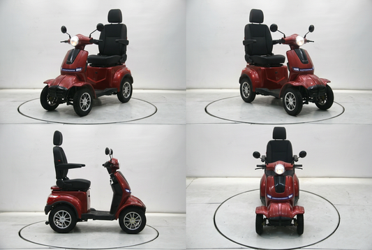 BULLBIKE Valletta PRO LITHIUM Elektro Scooter 600W 60V 20Ah 25Km/h/ Seniorenmobil / Vierrad