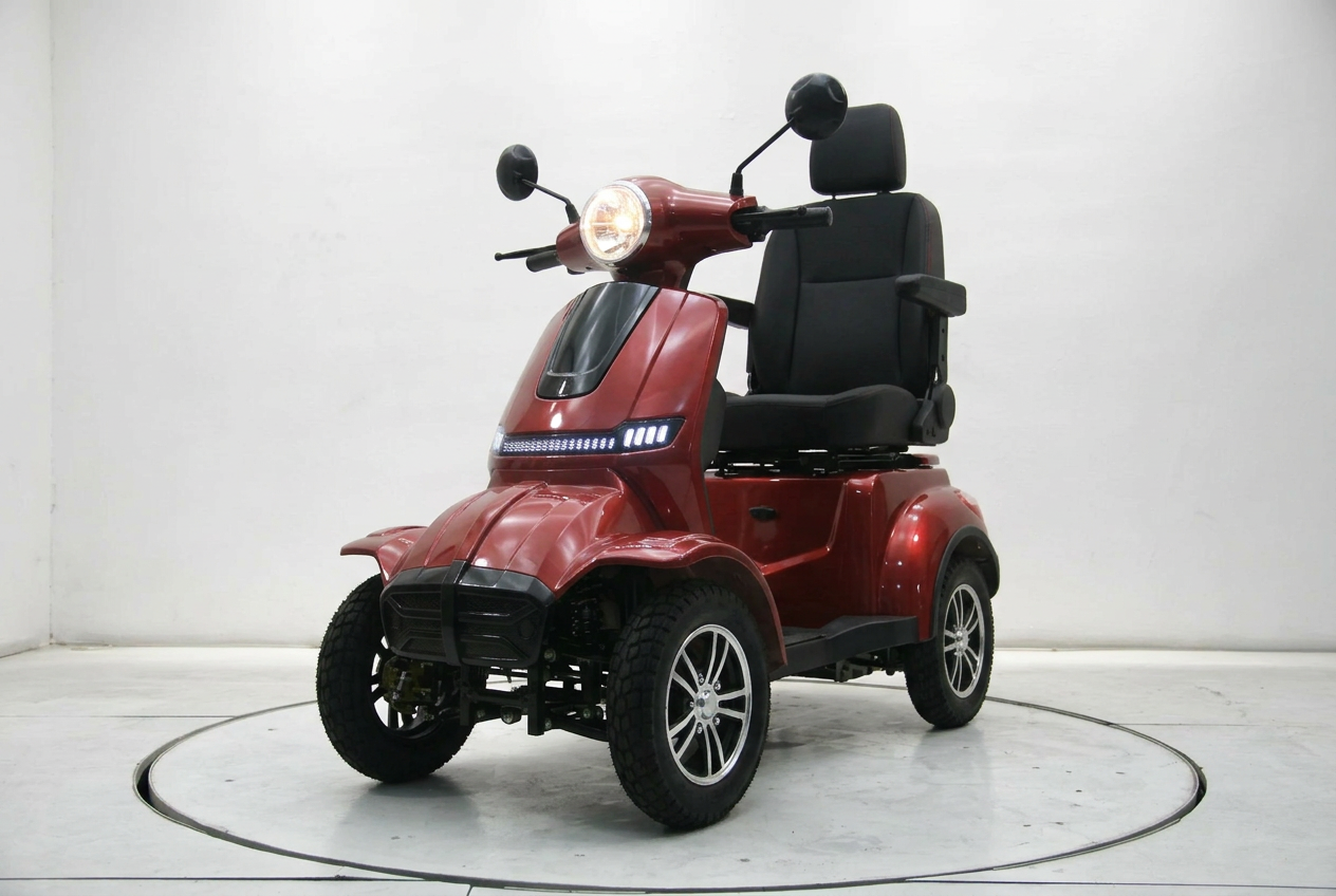 BULLBIKE Valletta PRO LITHIUM Elektro Scooter 600W 60V 20Ah 25Km/h/ Seniorenmobil / Vierrad