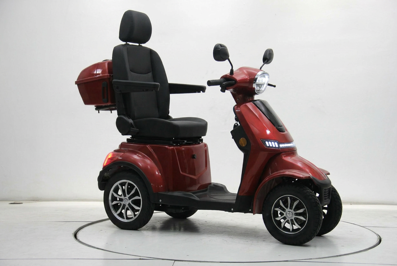BULLBIKE Valletta PRO LITHIUM Elektro Scooter 600W 60V 20Ah 25Km/h/ Seniorenmobil / Vierrad