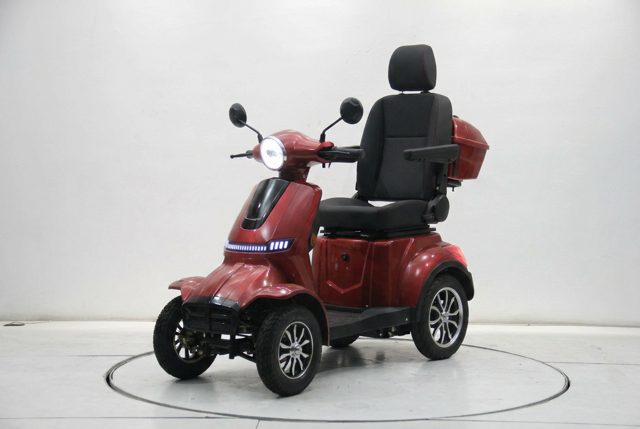BULLBIKE Valletta PRO LITHIUM Elektro Scooter 600W 60V 20Ah 25Km/h/ Seniorenmobil / Vierrad
