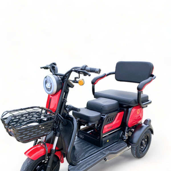 BULLBIKE TRONDHEIM Elektro Scooter 600W 60V 20Ah 25Km/h/ Seniorenmobil / Dreirad