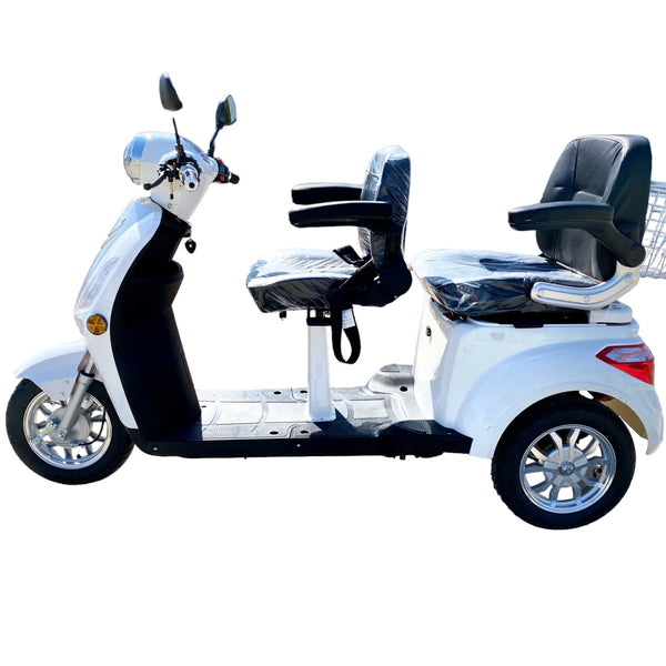 BULLBIKE Tallinn 2 Personen Elektro Scooter 600W 60V 20Ah/ Seniorenmobil / Dreirad 25 km/h