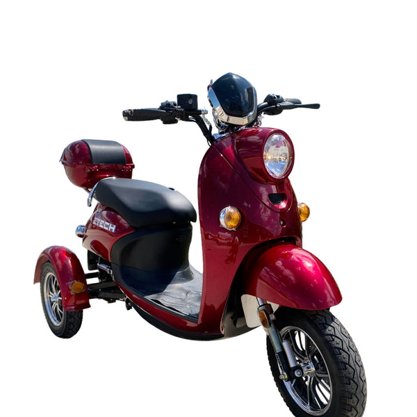 BULLBIKE Messina Dreirad Elektro Scooter 600W 60V 20Ah 25 km/h /Seniorenmobil /