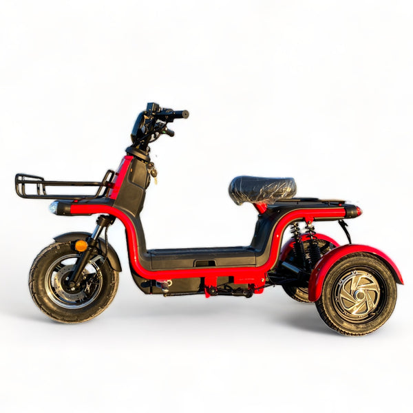 BULLBIKE Tacoma Dreirad Elektro Scooter 60V 26Ah Lithium 2 x 800W 45Km/h